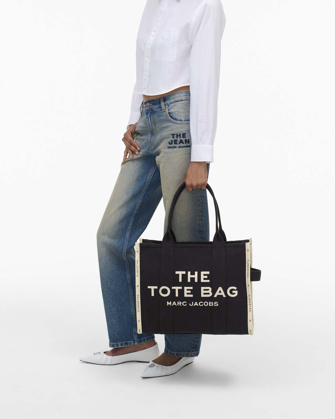 Marc Jacobs Latest | The Jacquard Large Tote Bag Black
