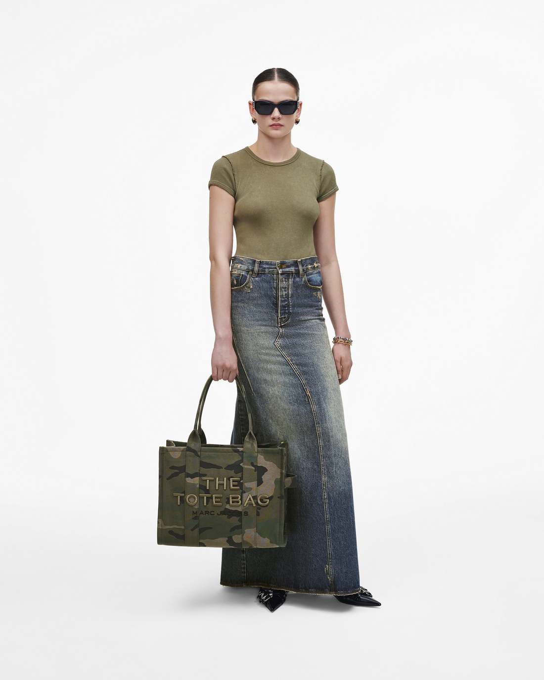 Marc Jacobs Classic | The Camo Jacquard Large Tote Bag Camo Multi