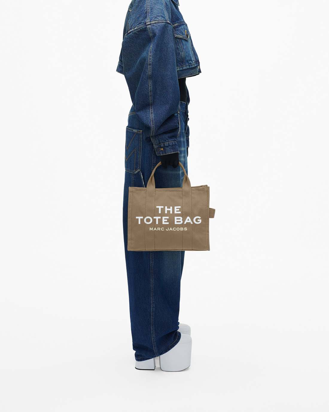 Marc Jacobs Quality | The Canvas Medium Tote Bag Slate Green