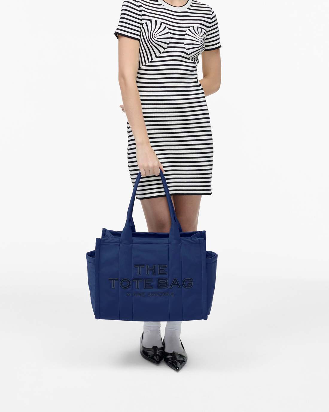Marc Jacobs Essential | The Puffy Nylon Large Tote Bag Blue Sea