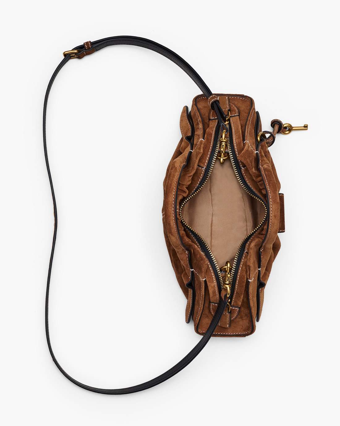 Marc Jacobs Featured | The Suede Cristina Small Satchel Copper