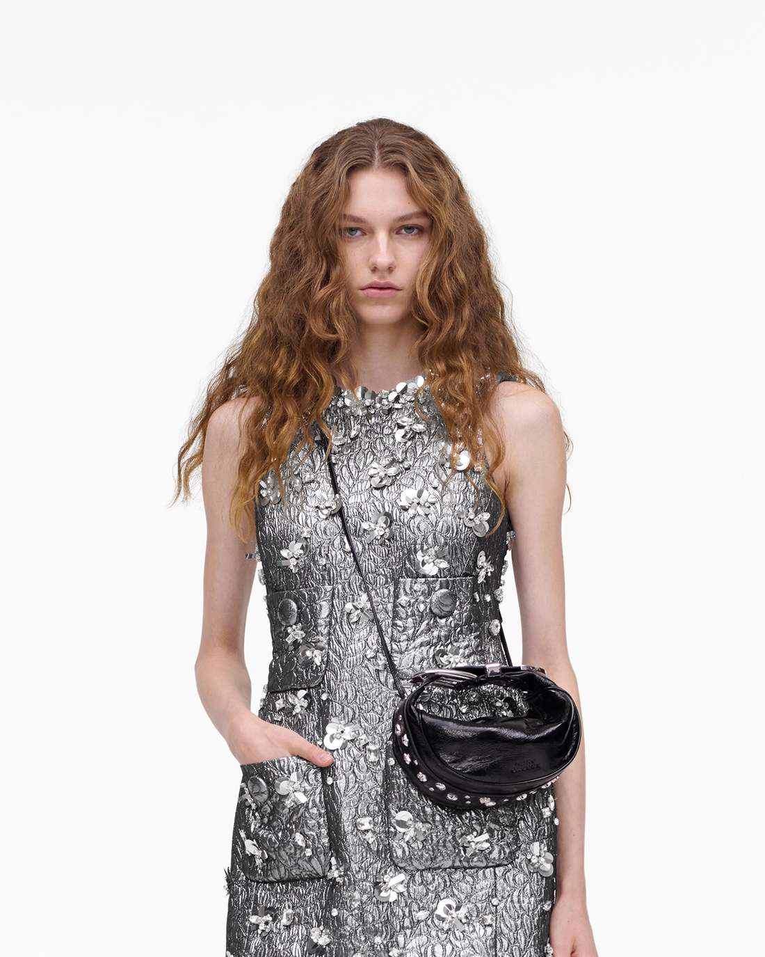 Marc Jacobs Customer Favorite | The Crinkle Patent Party Bag Black
