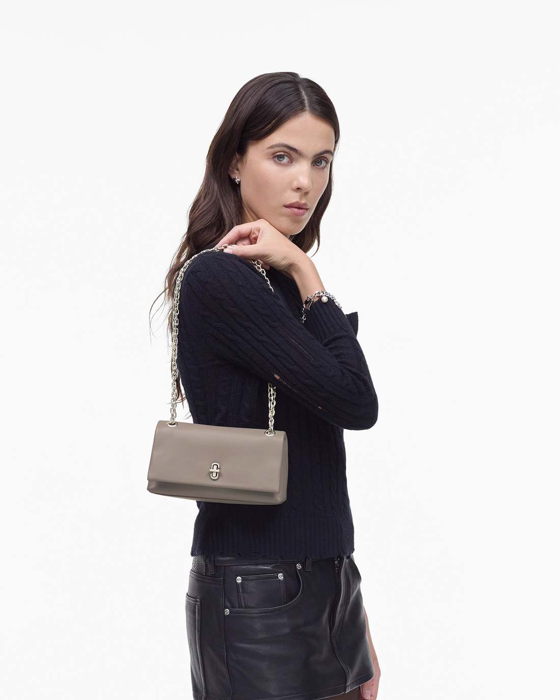 Marc Jacobs Deals | The Dual Chain Mini Bag Cement