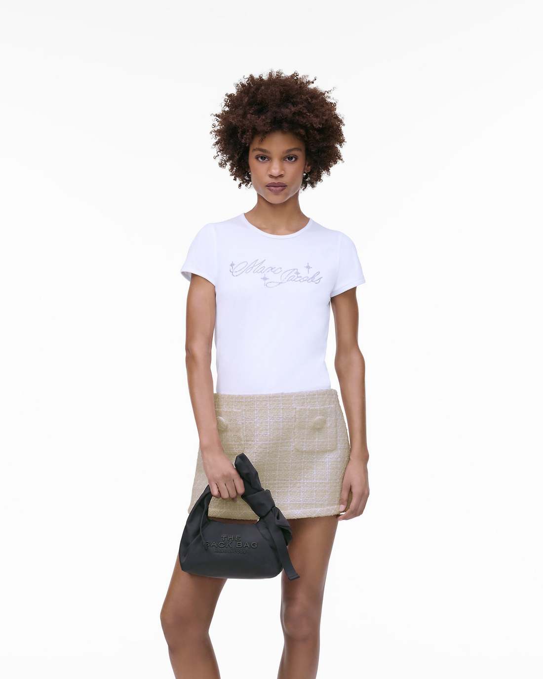 Marc Jacobs Everyday | The Bow Nylon Mini Sack Bag Black