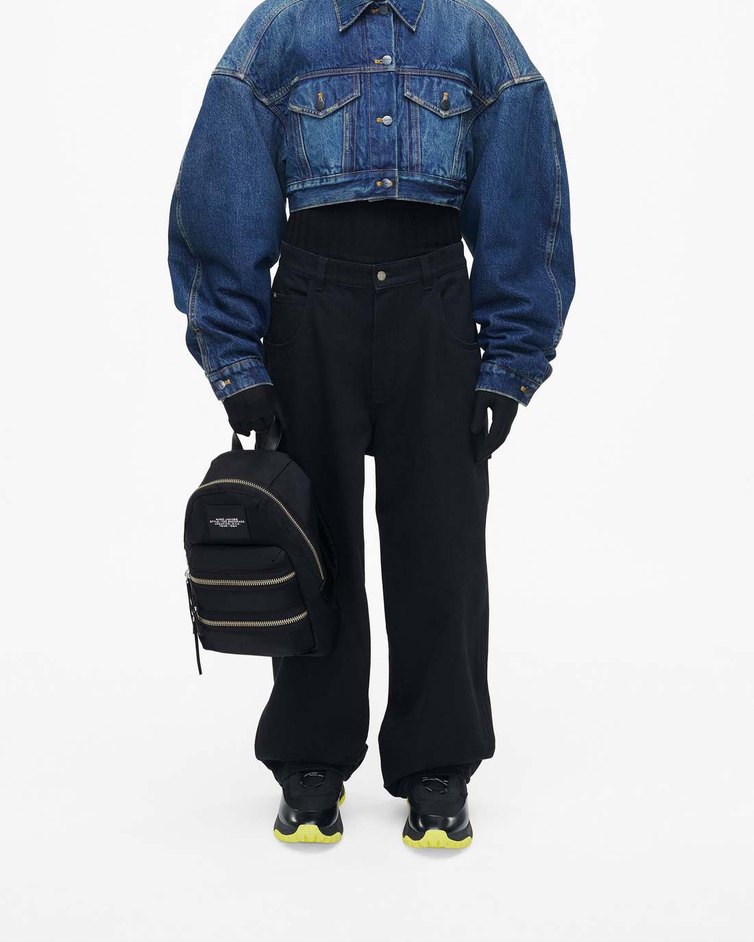 Marc Jacobs Discount | The Biker Nylon Medium Backpack Black