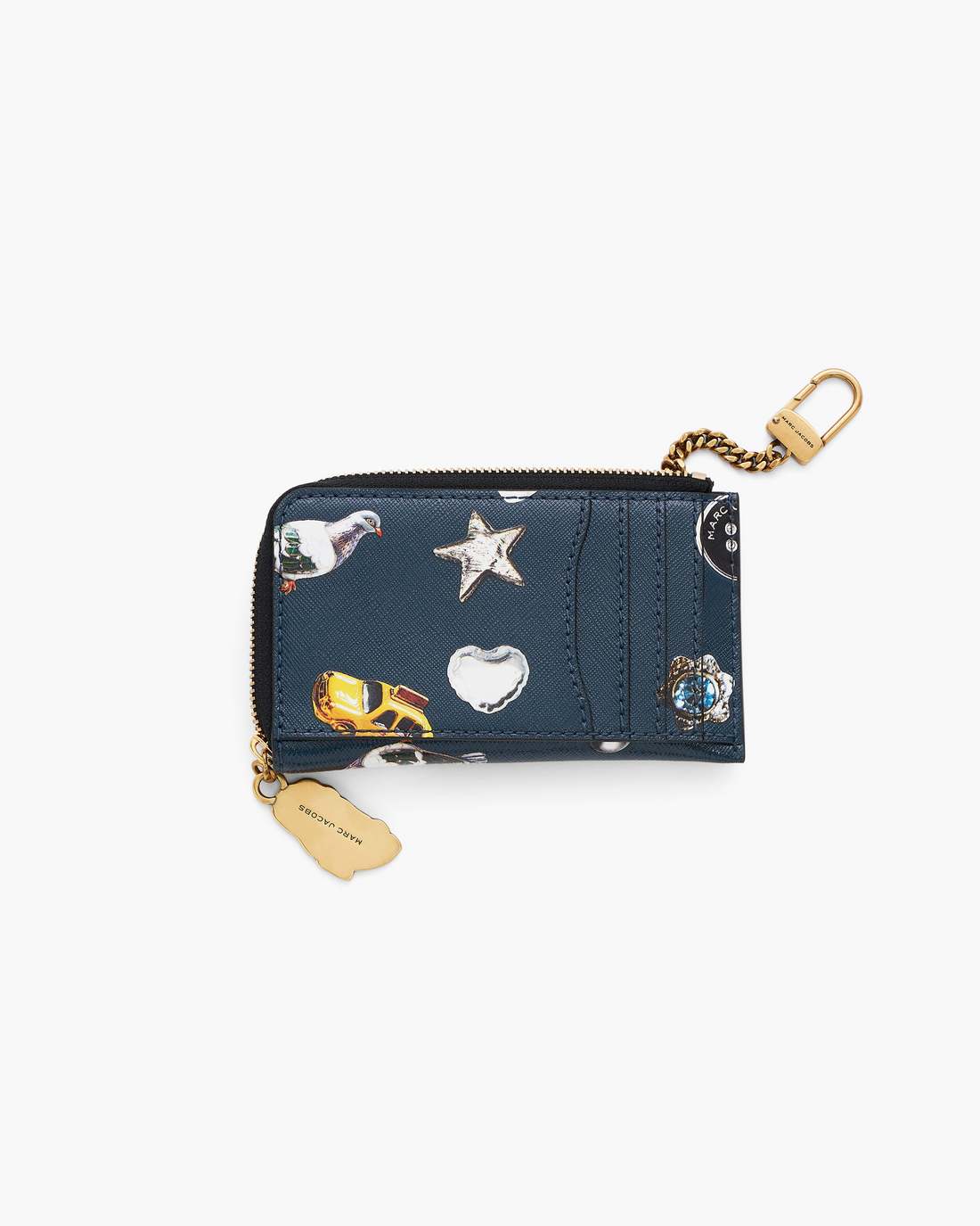 Marc Jacobs Latest | The Trinket Utility Snapshot Top Zip Multi Wallet Navy Multi