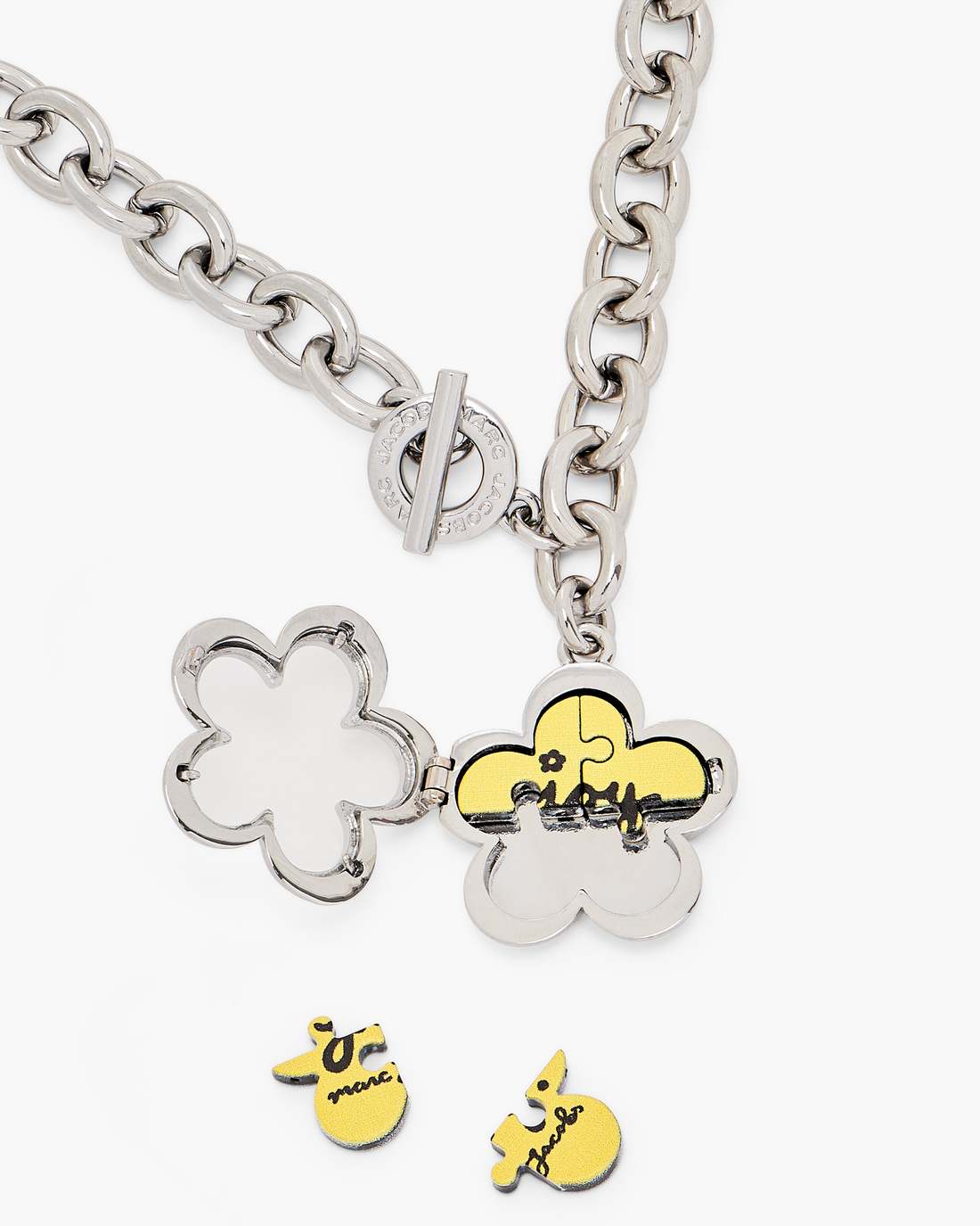 Marc Jacobs Trending | The Daisy Puzzle Necklace Silver/Multi