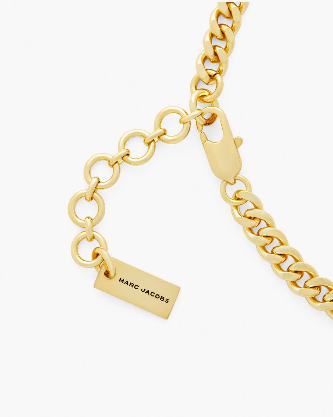 Marc Jacobs New | The Mini Icon Charm Necklace Light Antique Gold