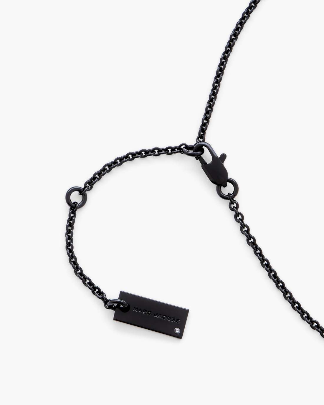 Marc Jacobs Popular | The Daisy Pave Necklace Black/Black Crystal
