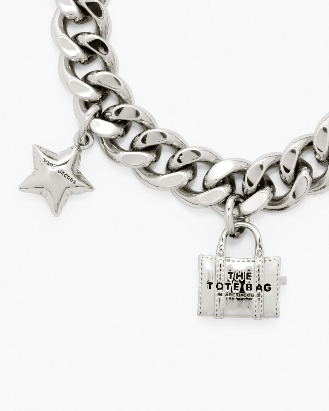 Marc Jacobs Trusted | The Mini Icon Charm Bracelet Light Antique Silver