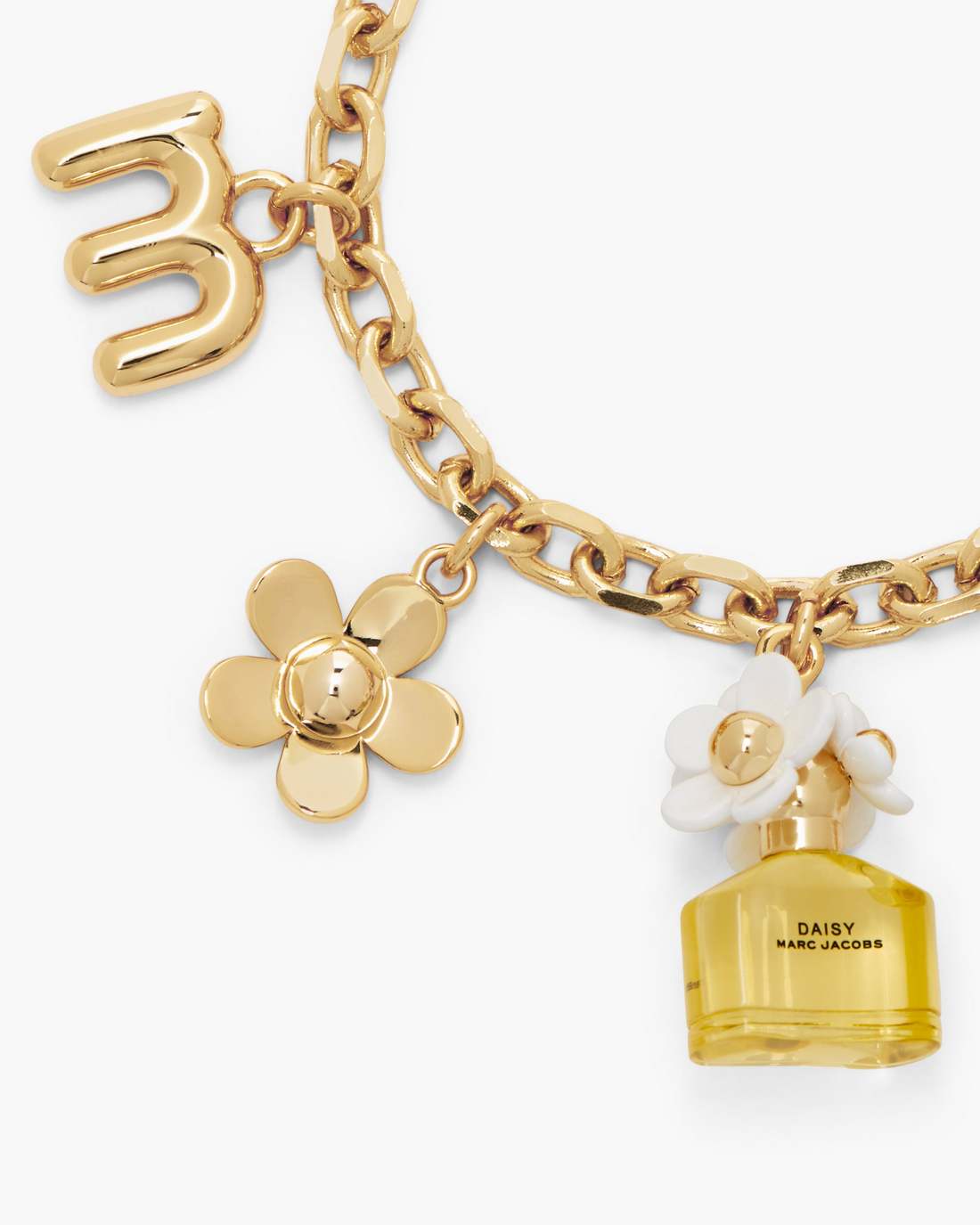 Marc Jacobs Quality | Daisy Charm Bracelet Gold/Yellow Multi