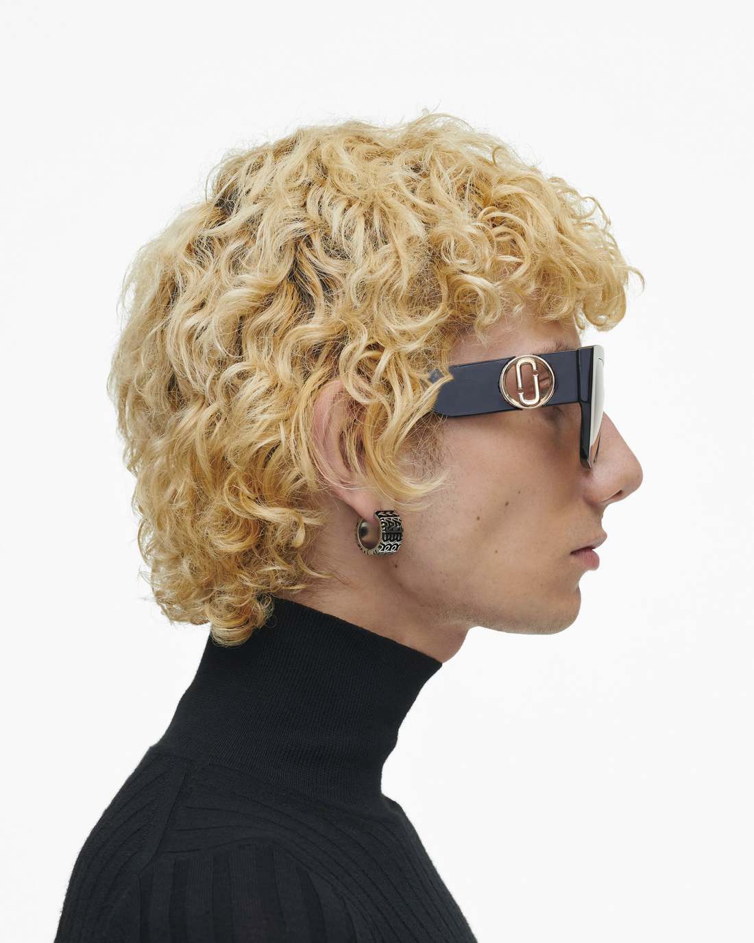 Marc Jacobs Exclusive | The J Marc Square Cutout Sunglasses Black