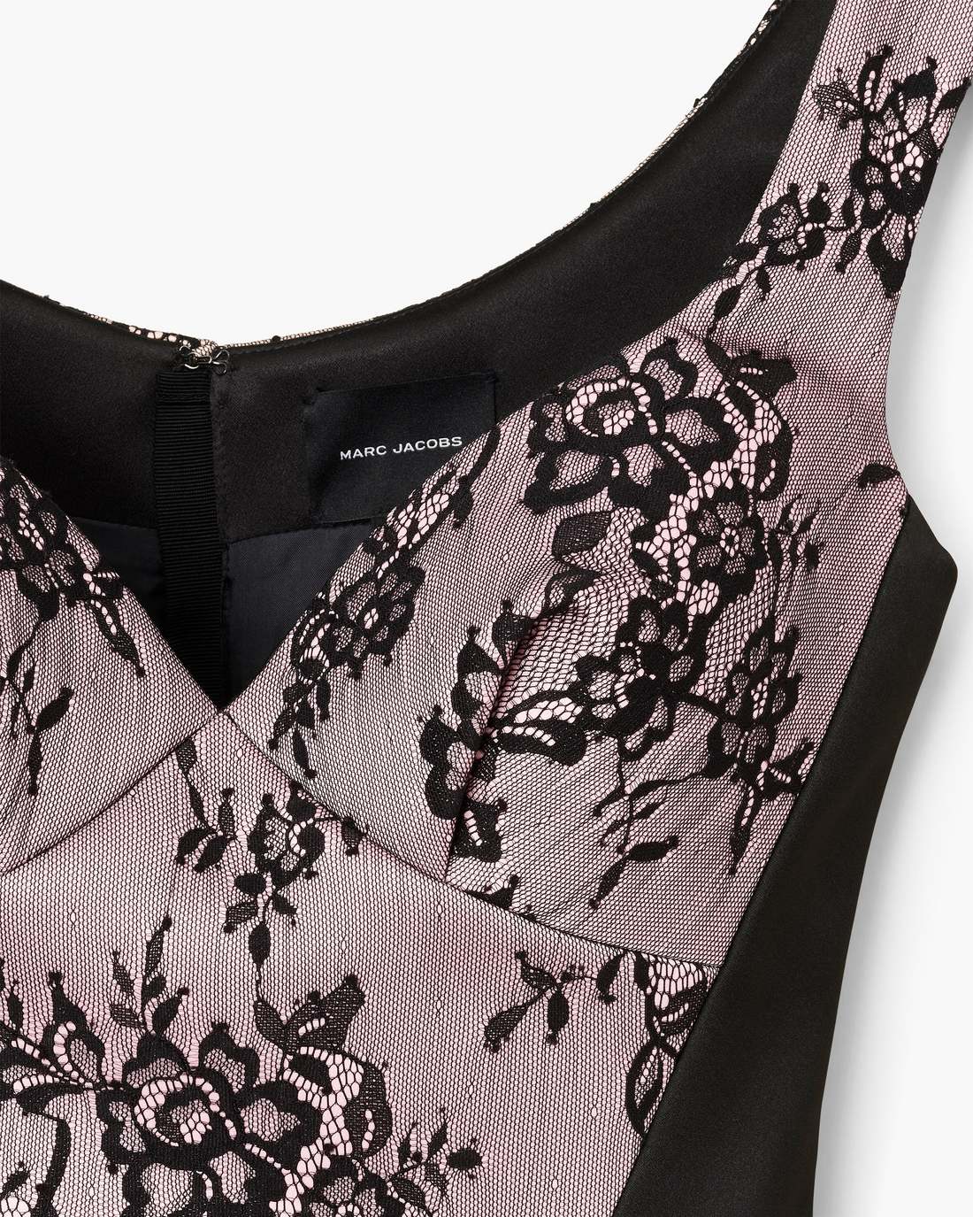Marc Jacobs Best Seller | Sculpted Lace Shadow Dress Black Multi