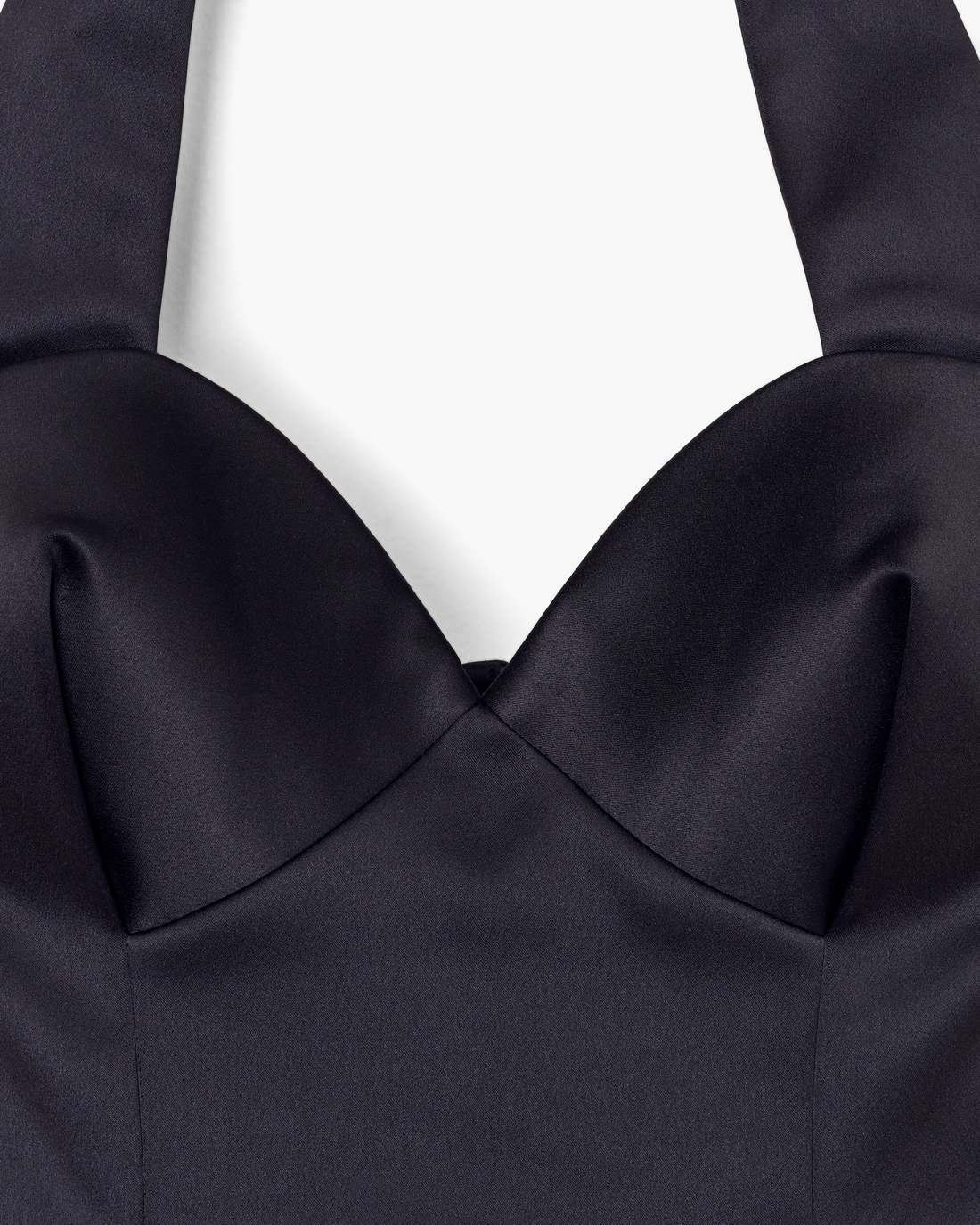 Marc Jacobs Trending | Sculpted Satin Halter Dress Black