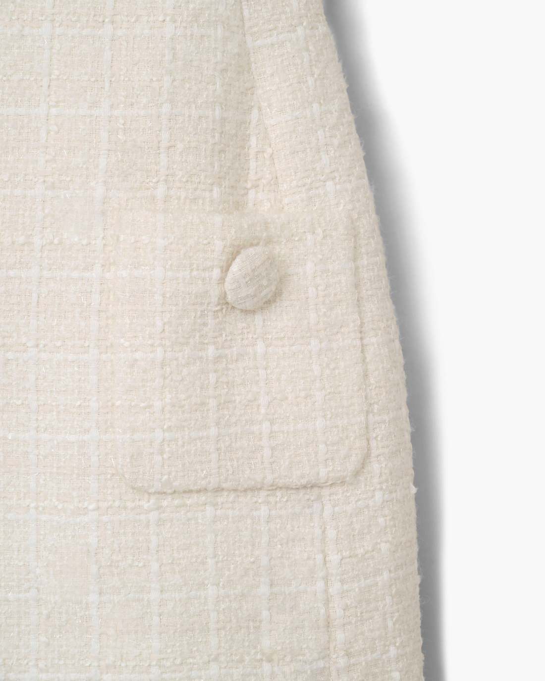 Marc Jacobs Smart Buy | Sculptural Tweed Dress Ivory