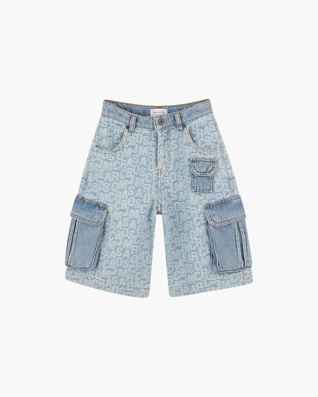 Marc Jacobs Great Value | The Jumbled Logo Bermuda Short Blue