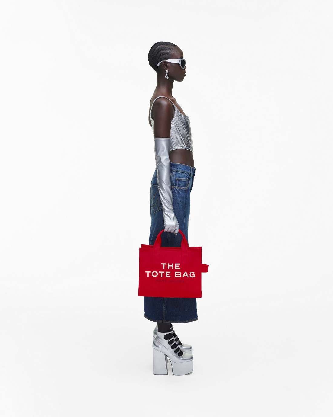 Marc Jacobs Signature | The Canvas Medium Tote Bag True Red