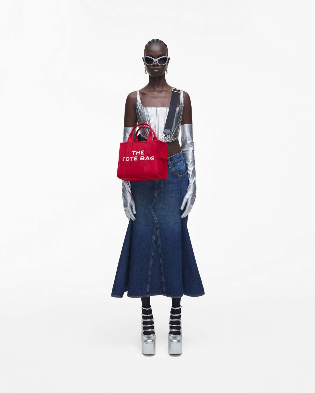 Marc Jacobs Quality | The Canvas Small Tote Bag True Red