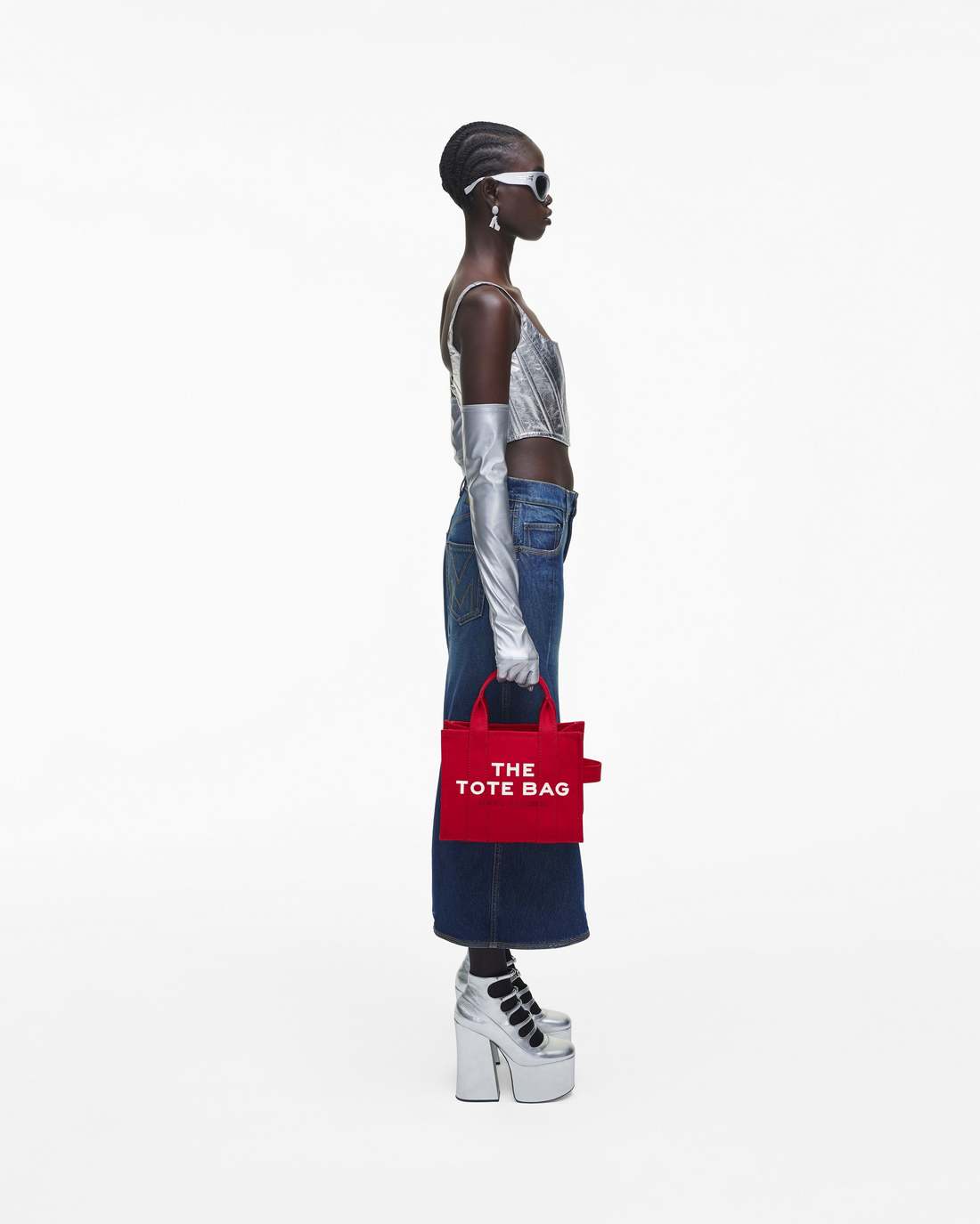 Marc Jacobs Quality | The Canvas Small Tote Bag True Red