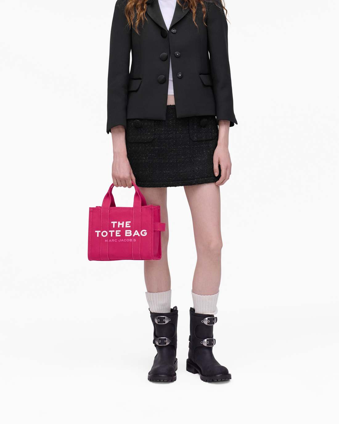 Marc Jacobs Discount | The Canvas Small Tote Bag Raspberry Pink