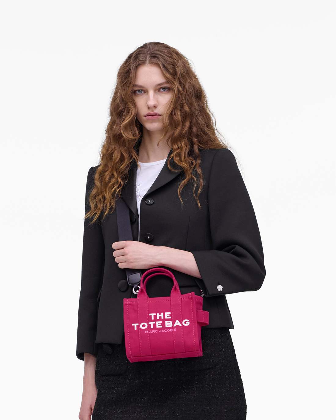 Marc Jacobs Trusted | The Canvas Crossbody Tote Bag Raspberry Pink