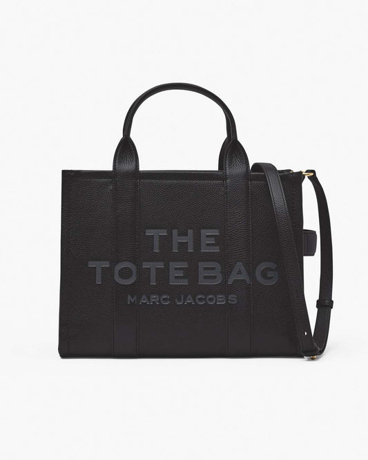 Marc Jacobs Discount | The Leather Medium Tote Bag Black