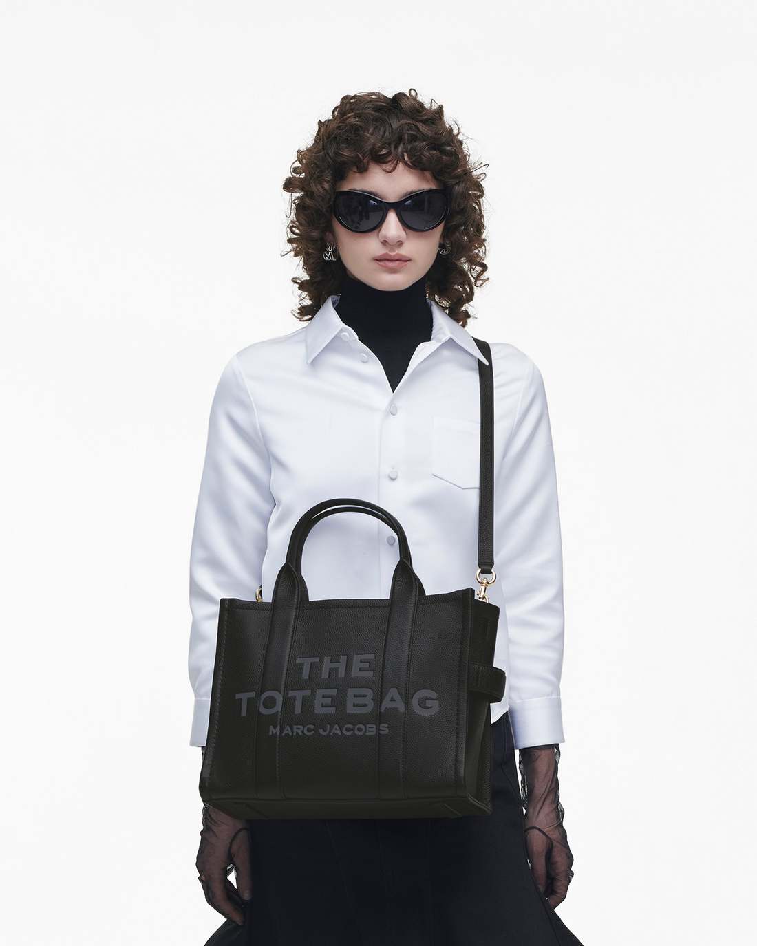 Marc Jacobs Discount | The Leather Medium Tote Bag Black