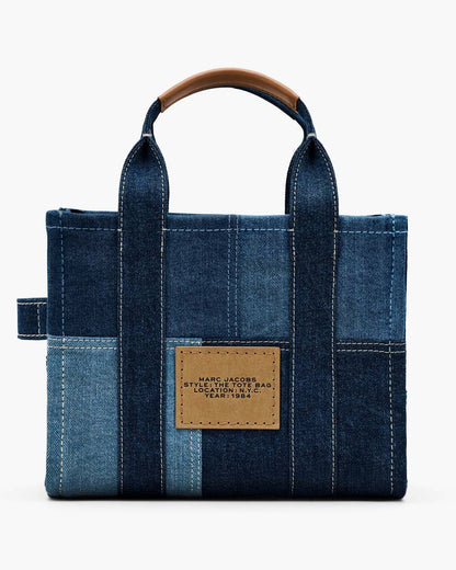 Marc Jacobs Quality | The Denim Small Tote Bag Blue Denim