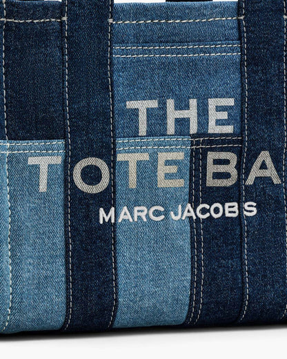 Marc Jacobs Quality | The Denim Small Tote Bag Blue Denim