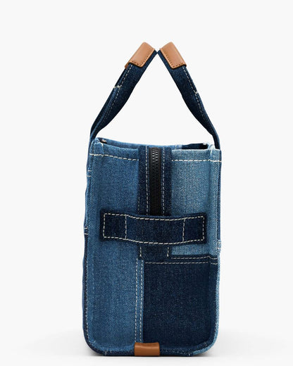 Marc Jacobs Quality | The Denim Small Tote Bag Blue Denim