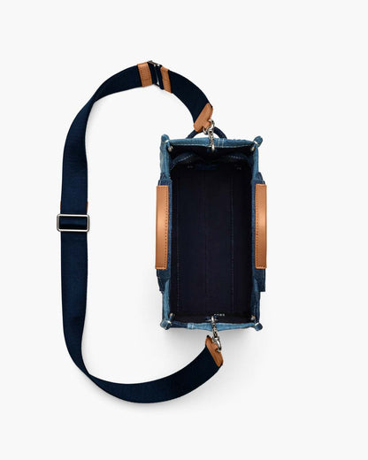 Marc Jacobs Quality | The Denim Small Tote Bag Blue Denim