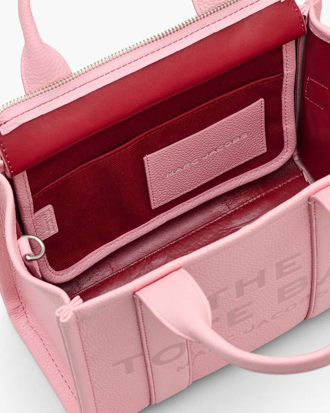 Marc Jacobs Sale | The Leather Small Tote Bag Ribbon Pink