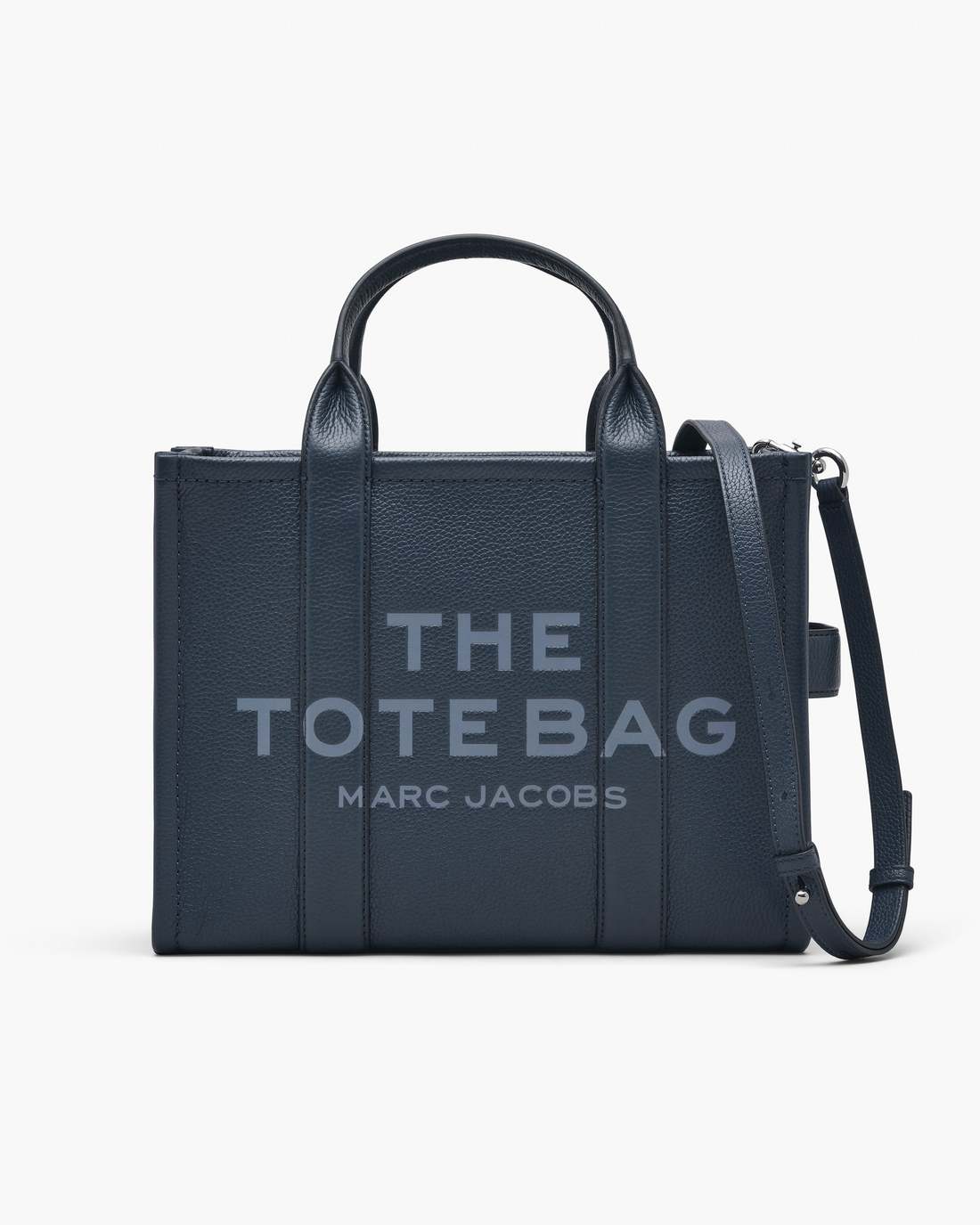 Marc Jacobs Signature | The Leather Medium Tote Bag Blue Sea