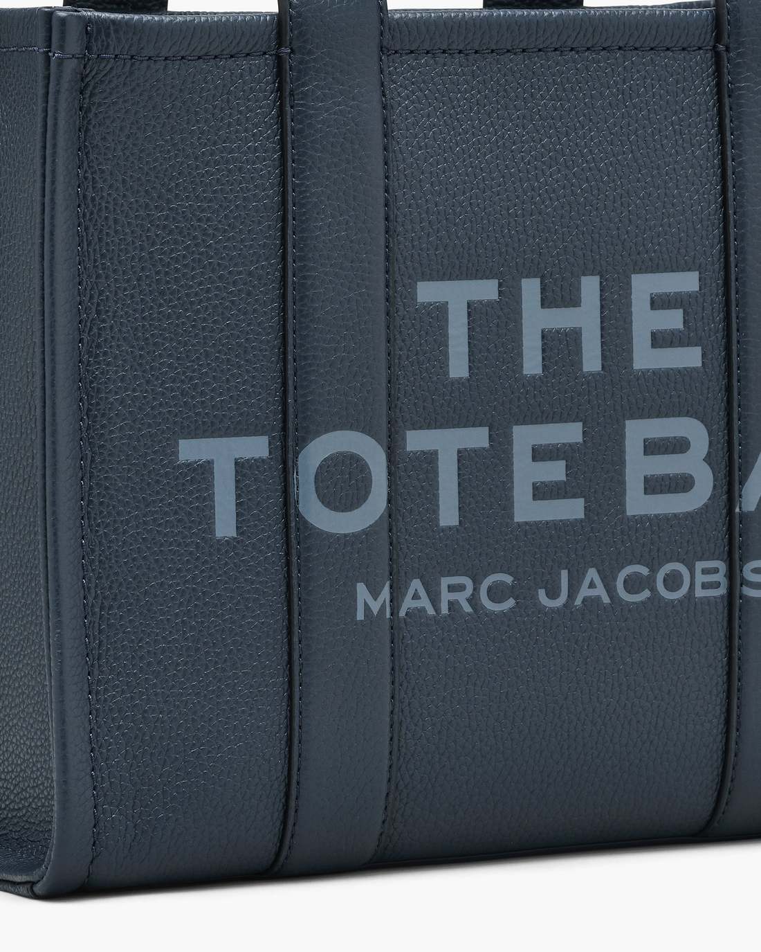 Marc Jacobs Signature | The Leather Medium Tote Bag Blue Sea
