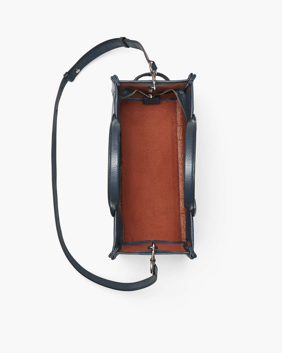 Marc Jacobs Signature | The Leather Medium Tote Bag Blue Sea
