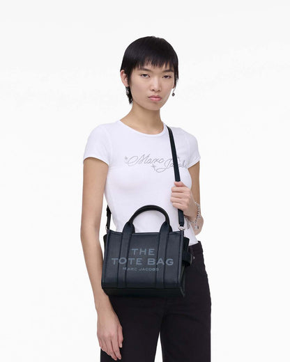 Marc Jacobs Best Price | The Leather Small Tote Bag Blue Sea
