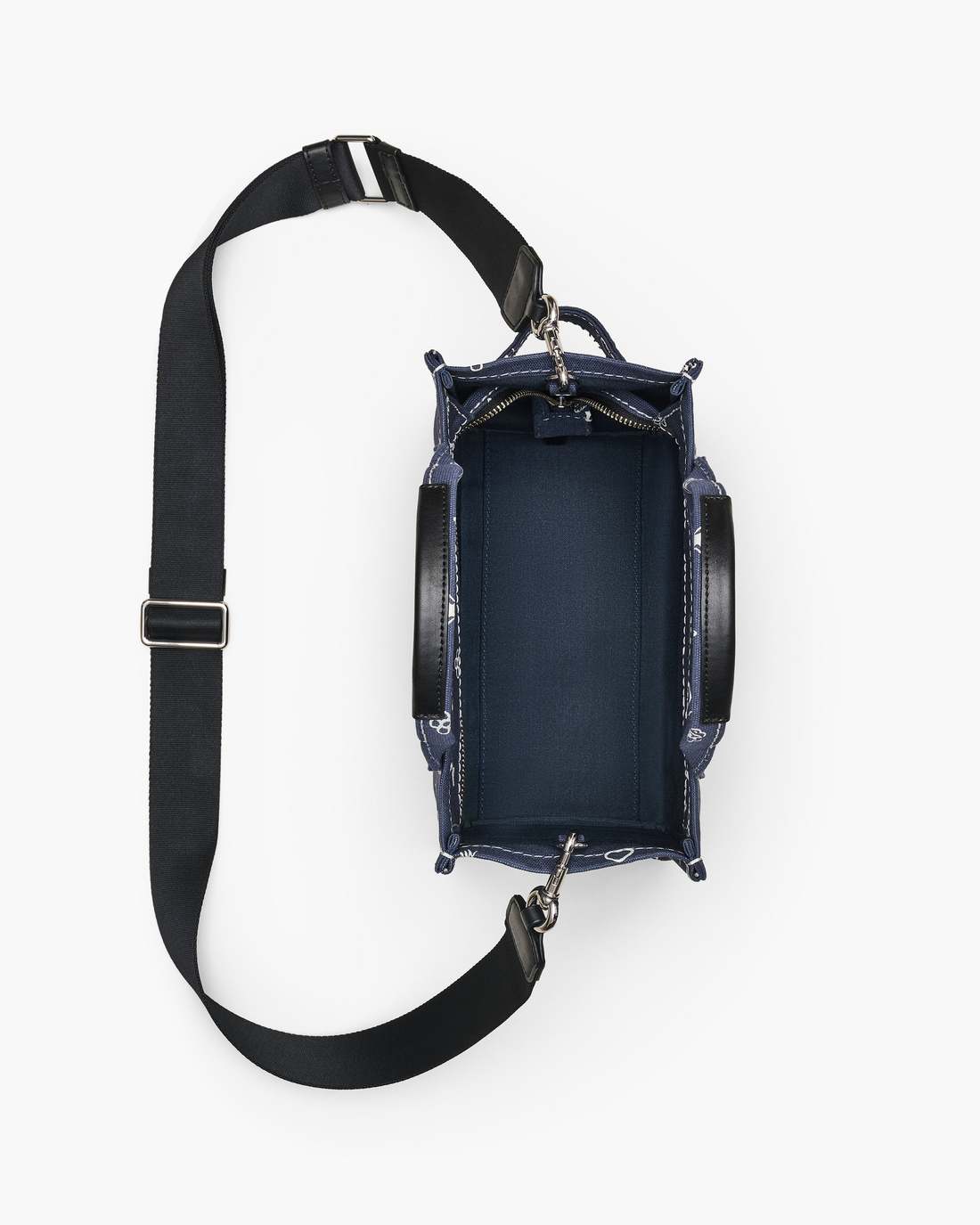 Marc Jacobs Everyday | The Bandana Canvas Small Tote Bag Navy Multi