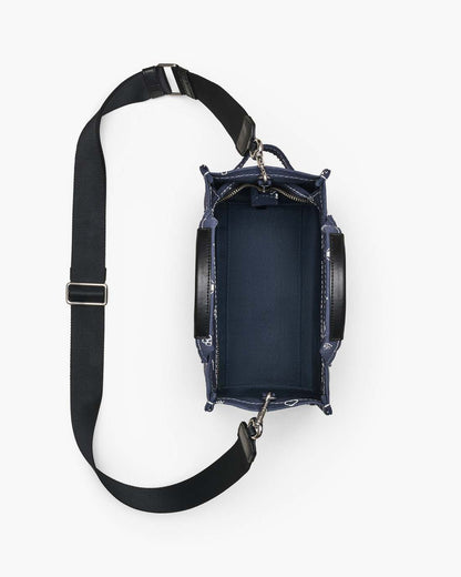 Marc Jacobs Everyday | The Bandana Canvas Small Tote Bag Navy Multi