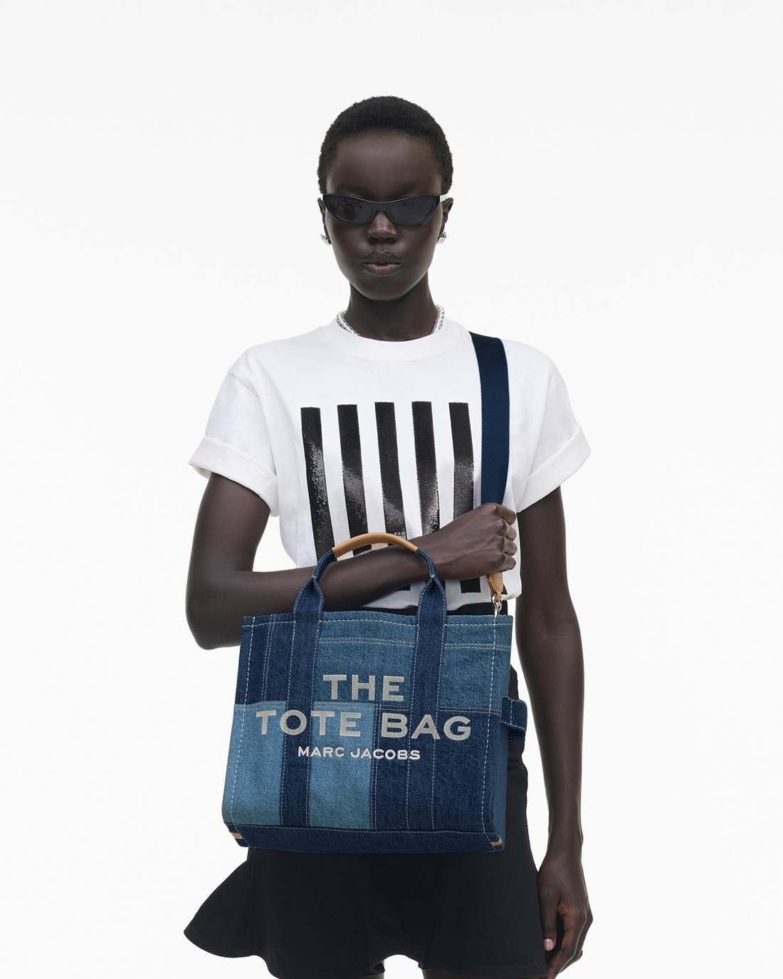 Marc Jacobs Featured | The Denim Medium Tote Bag Blue Denim