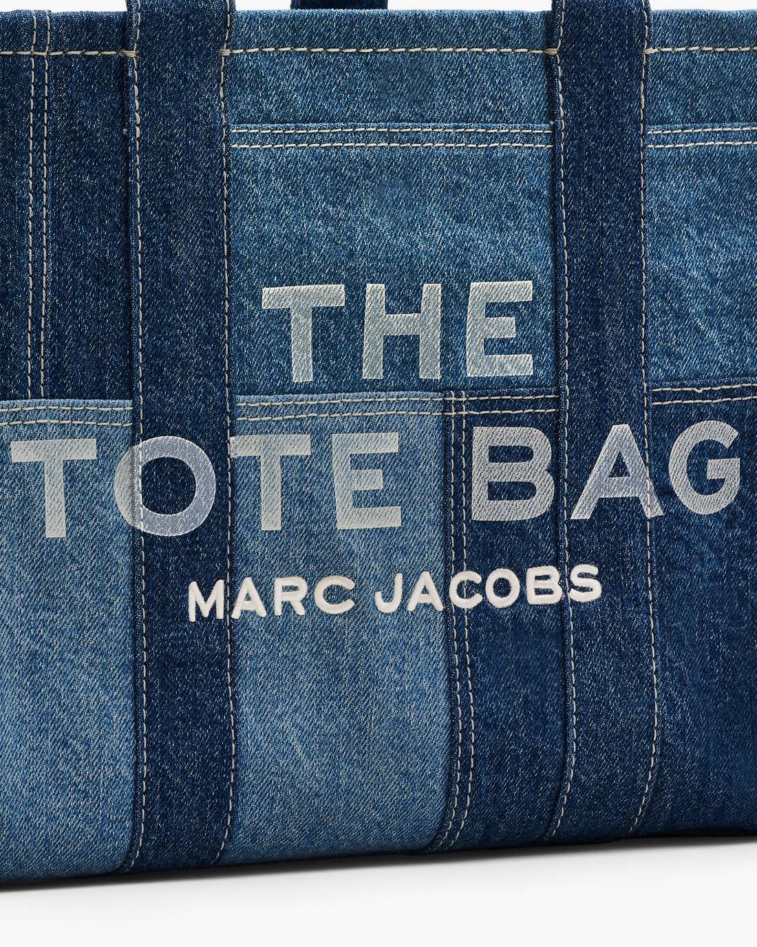 Marc Jacobs Featured | The Denim Medium Tote Bag Blue Denim