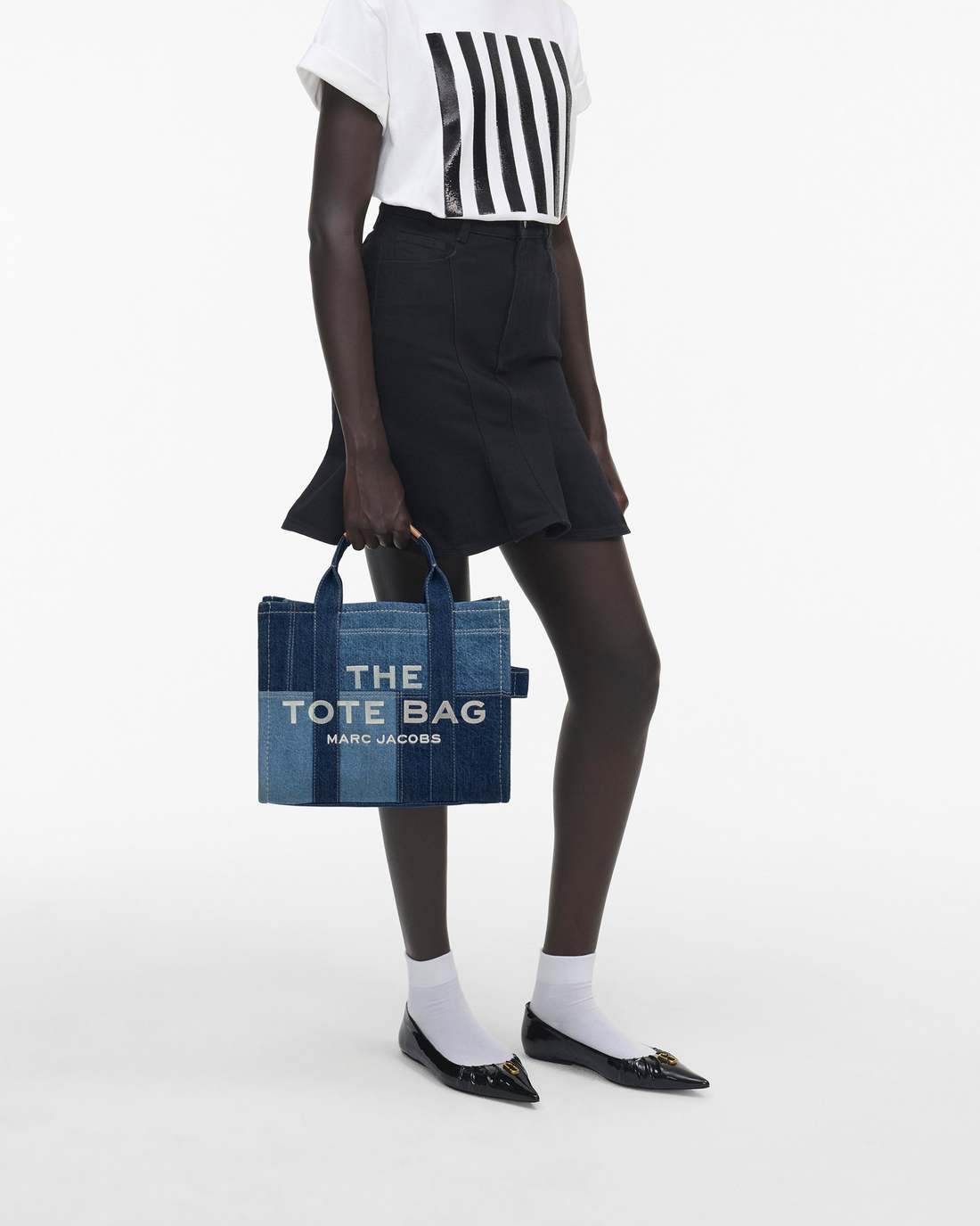Marc Jacobs Featured | The Denim Medium Tote Bag Blue Denim
