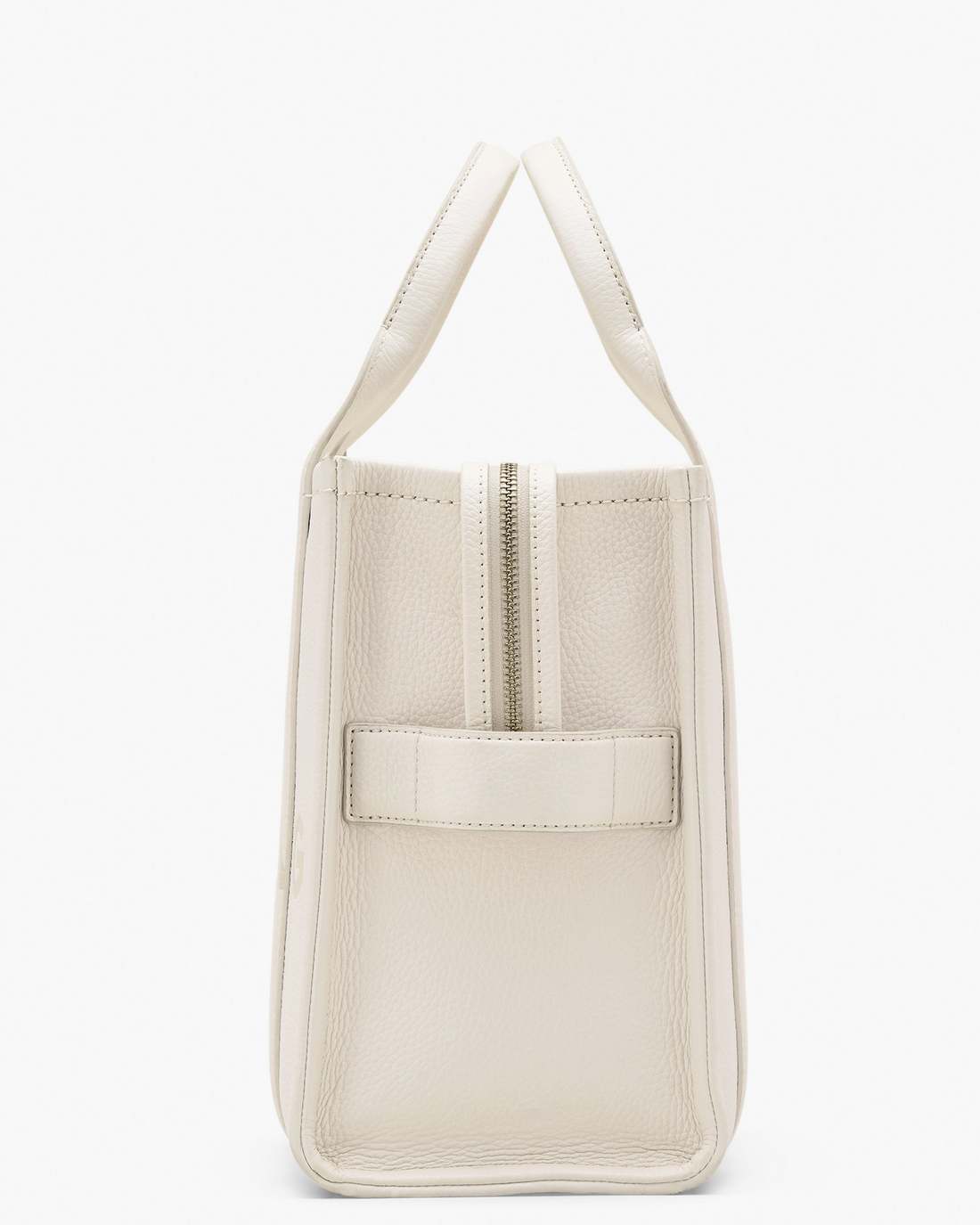 Marc Jacobs Quality | The Leather Medium Tote Bag Cotton/Silver