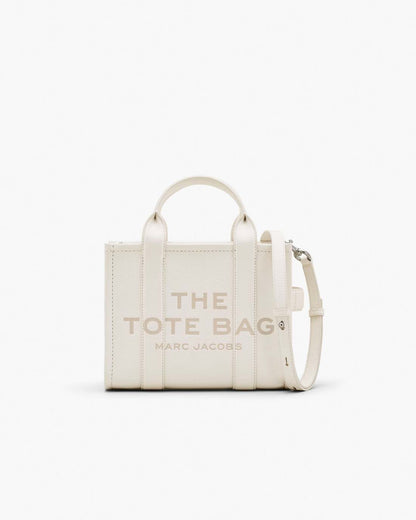 Marc Jacobs Classic | The Leather Small Tote Bag Cotton/Silver