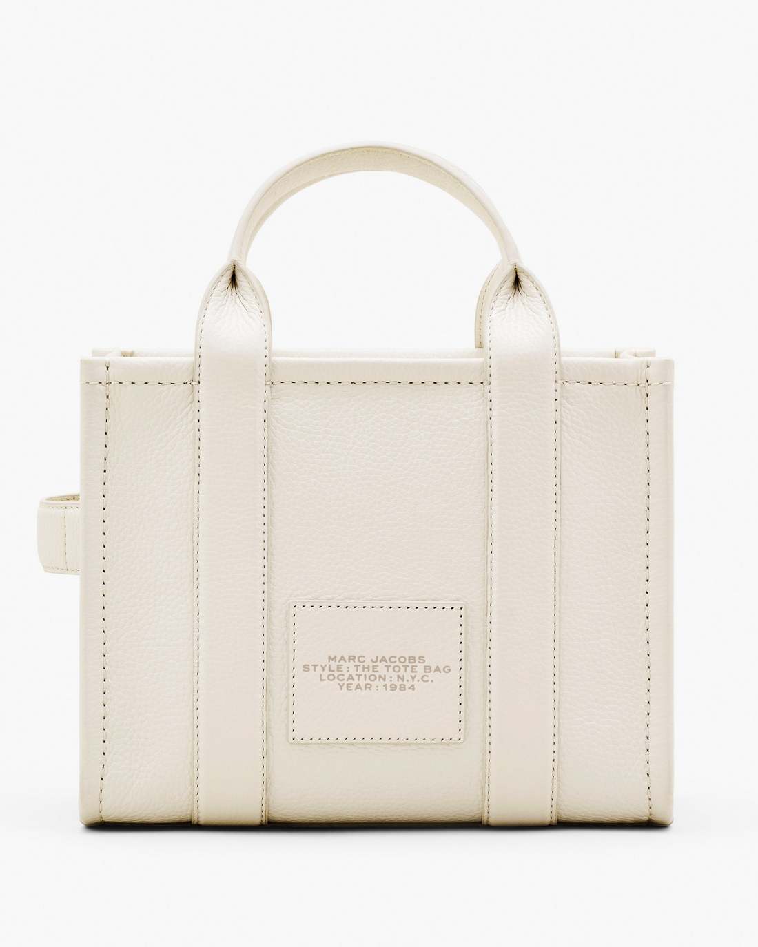 Marc Jacobs Classic | The Leather Small Tote Bag Cotton/Silver