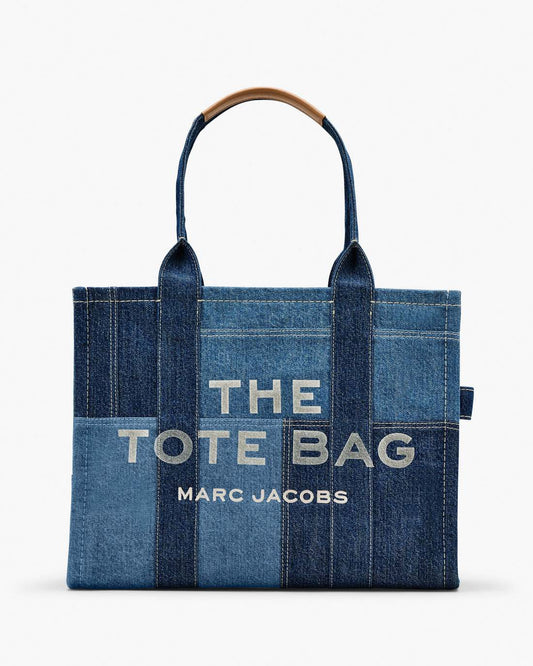 Marc Jacobs Sale | The Denim Large Tote Bag Blue Denim