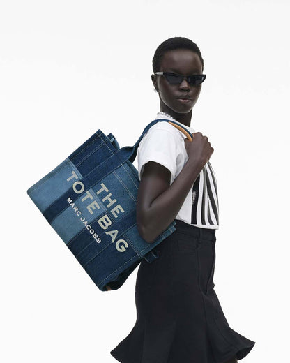 Marc Jacobs Sale | The Denim Large Tote Bag Blue Denim