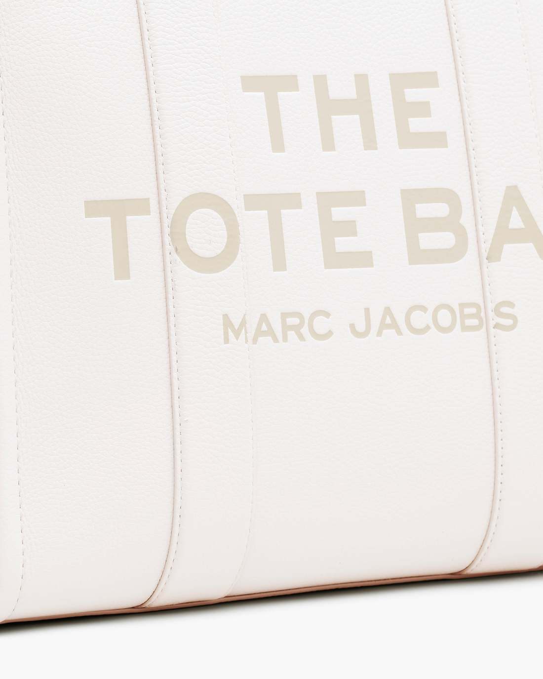 Marc Jacobs Top Pick | The Leather Large Tote Bag Cotton/Silver
