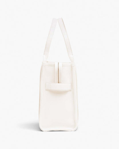 Marc Jacobs Top Pick | The Leather Large Tote Bag Cotton/Silver
