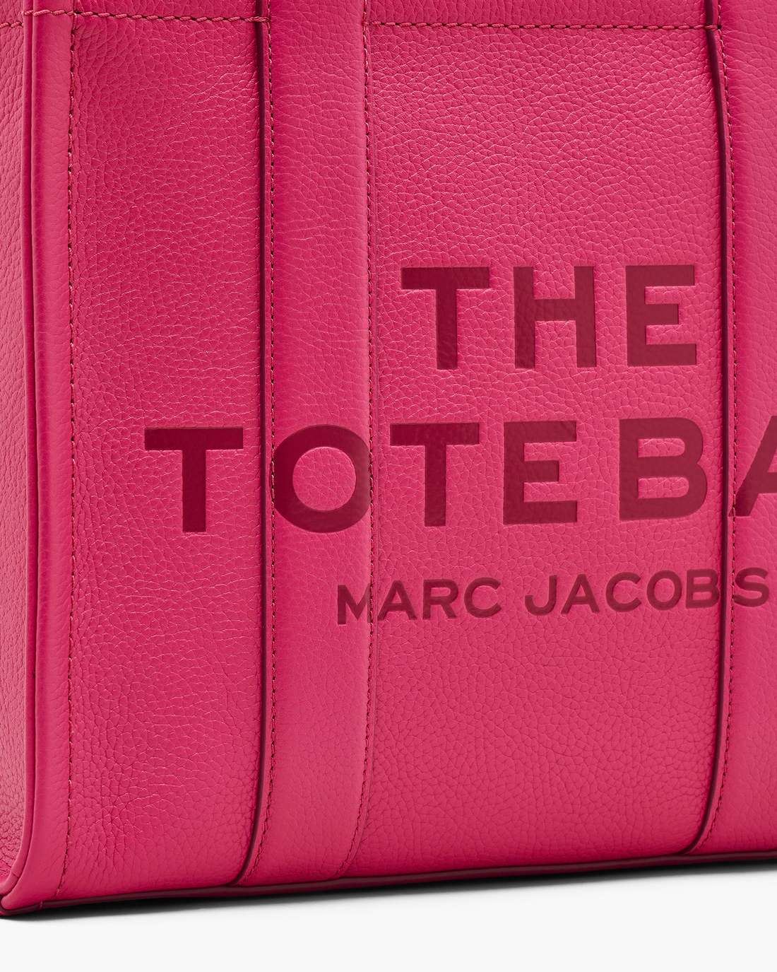 Marc Jacobs Latest | The Leather Medium Tote Bag Raspberry Pink
