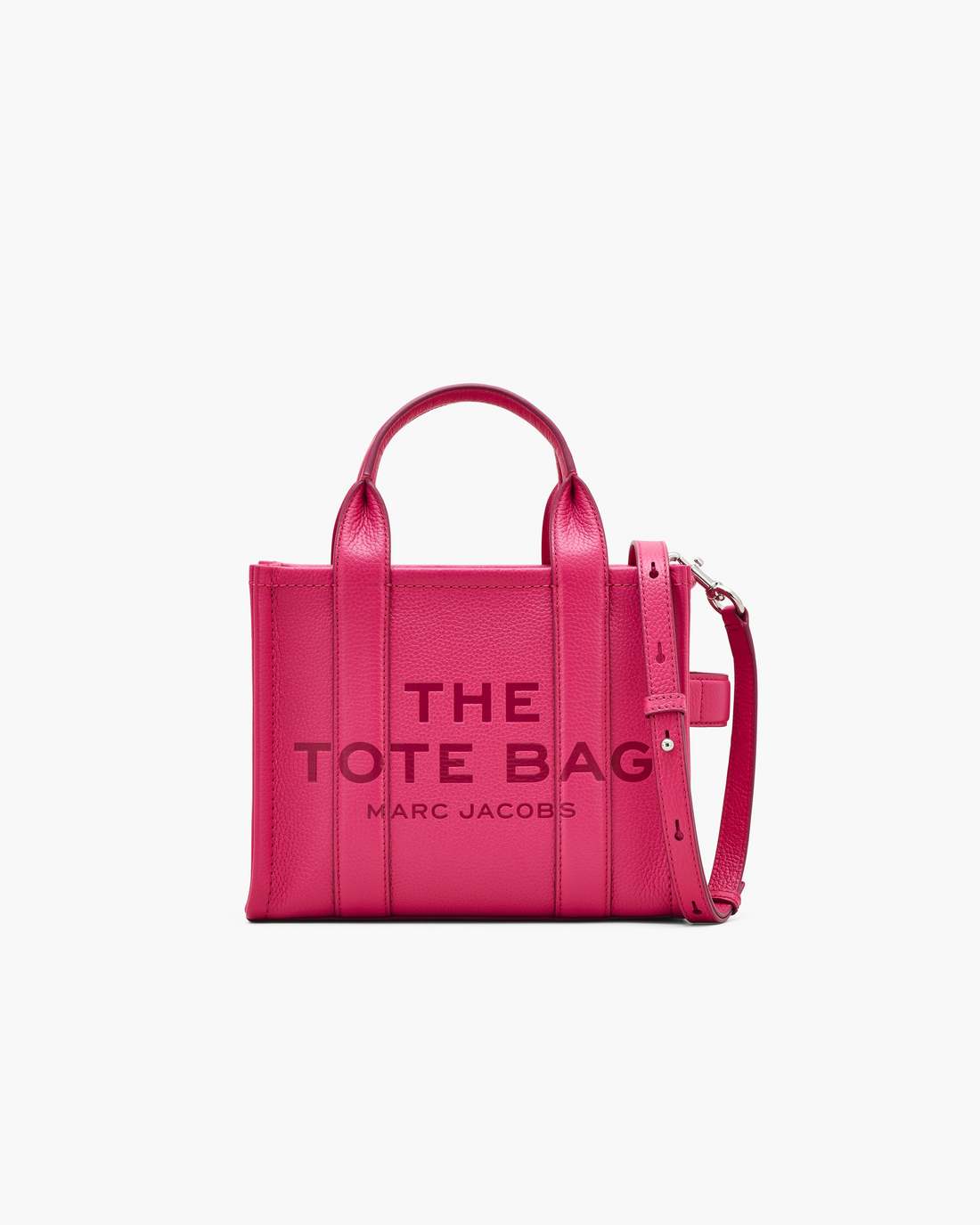 Marc Jacobs Latest | The Leather Small Tote Bag Raspberry Pink